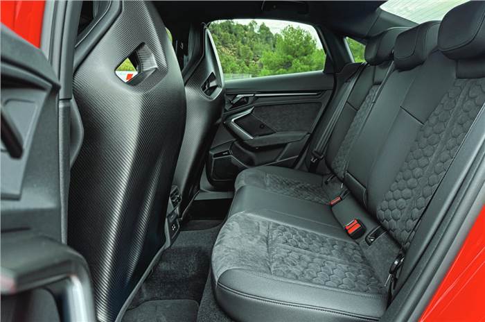 2025 Audi RS 3 rear seats